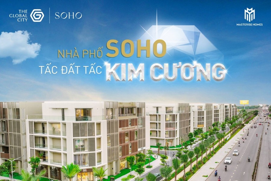 Khu nhà Soho có tiềm năng kinh doanh thương mại vượt trội