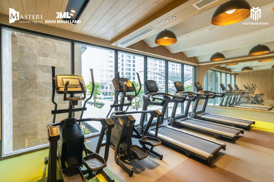 Không gian phòng tập Gym hiện đại tại Masteri Centre Point