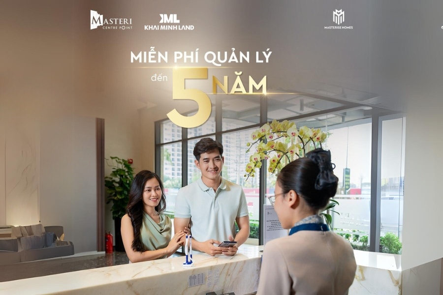 Miễn phí phí quản lý trong 5 năm 