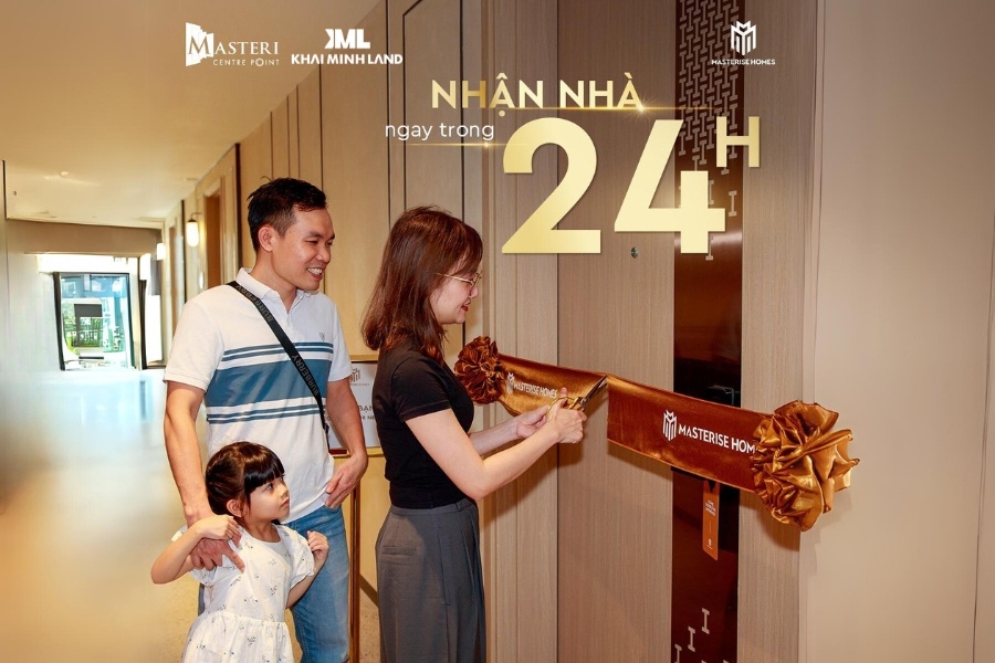 Nhận nhà trong 24h sau khi hoàn tất thủ tục tài chính