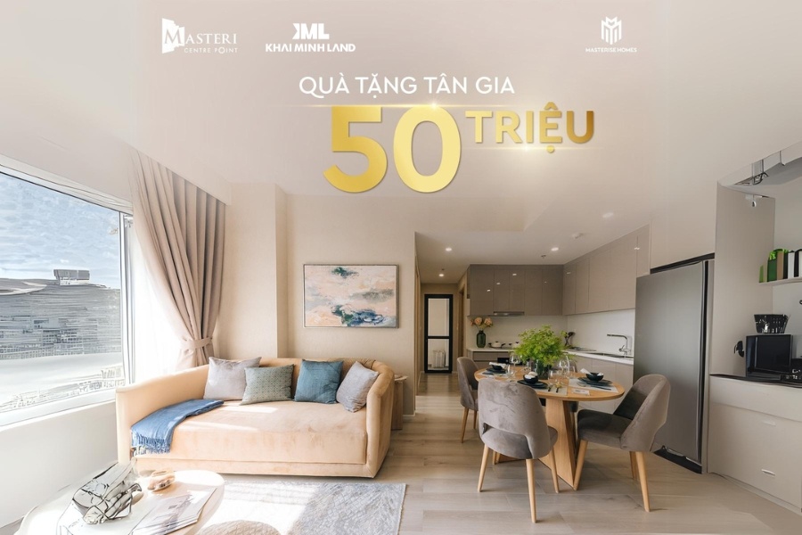 Nhận quà tặng tân gia lên đến 50 Triệu 