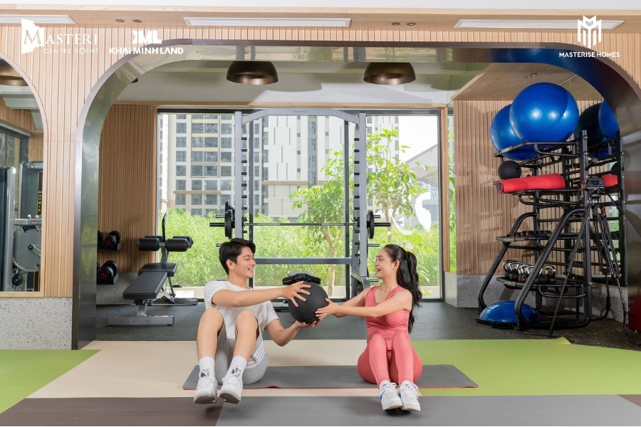 Tiện ích phòng tập Gym tại Masteri Centre Point được nhiều cư dân yêu thích