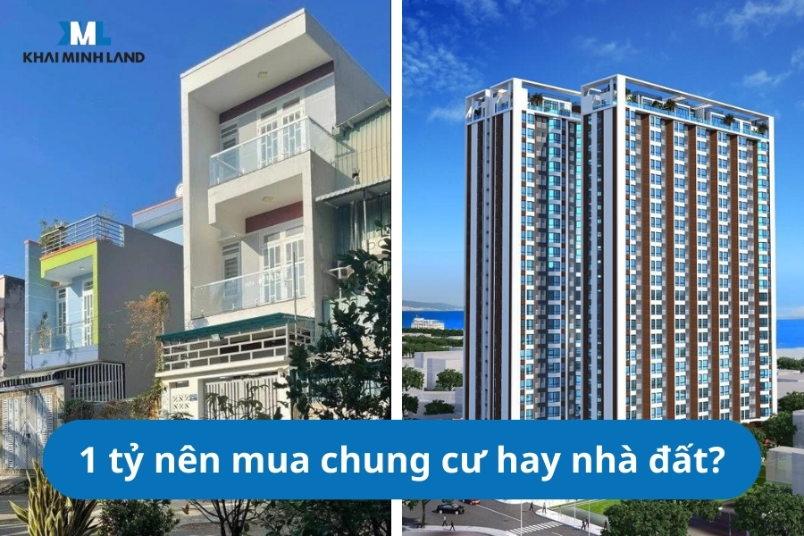 Với 1 tỷ bạn nên chọn mua chung cư