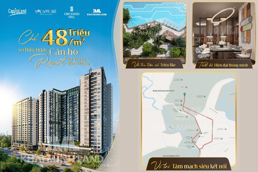 Sở hữu ngay căn hộ Resort Orchard Hill chỉ với 48 triệu/m2