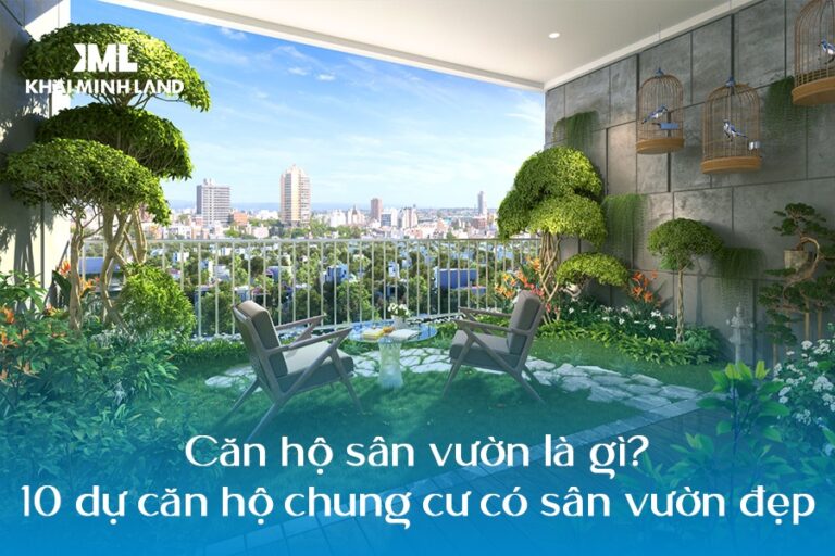 Căn hộ chung cư có sân vườn