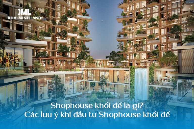 Shophouse khối đế
