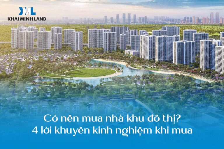 Có nên mua nhà khu đô thị