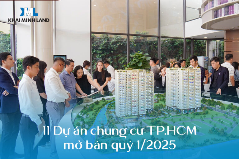 Dự án chung cư TP.HCM mở bán quý 1/2025