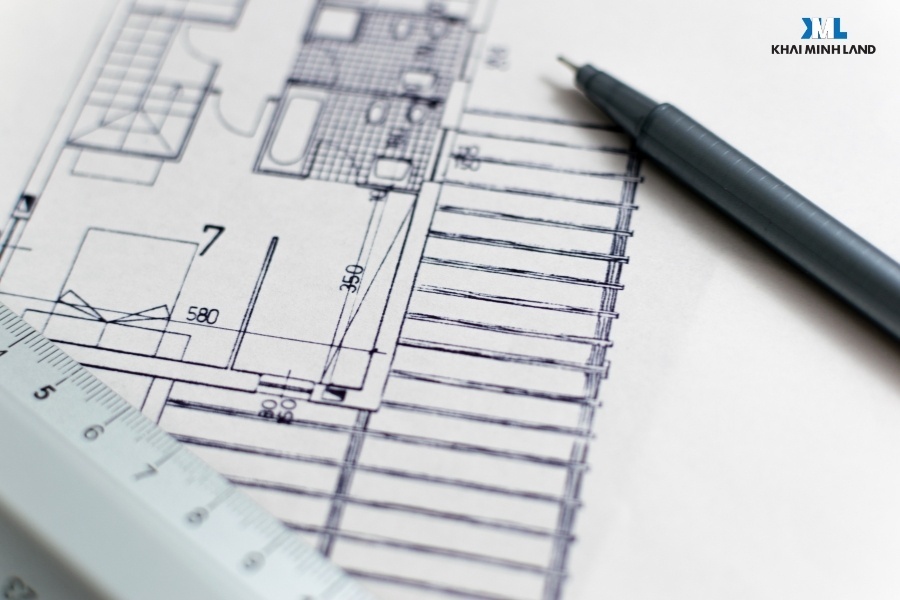 Diện tích tim tường của căn hộ
