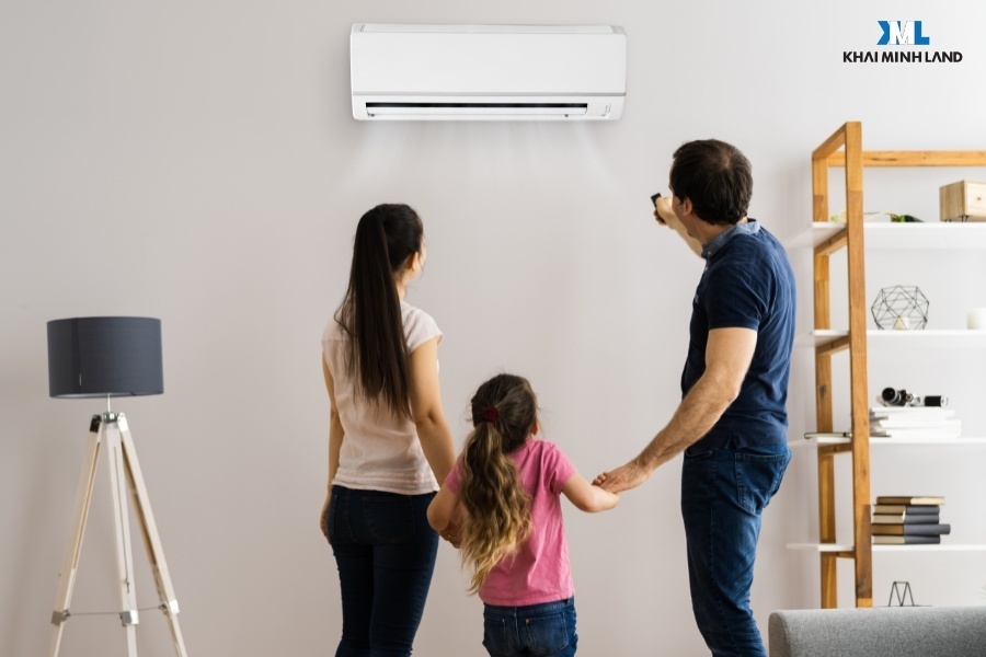 Khi xem căn hộ, nên tắt điều hoà để kiểm tra độ thoáng khí